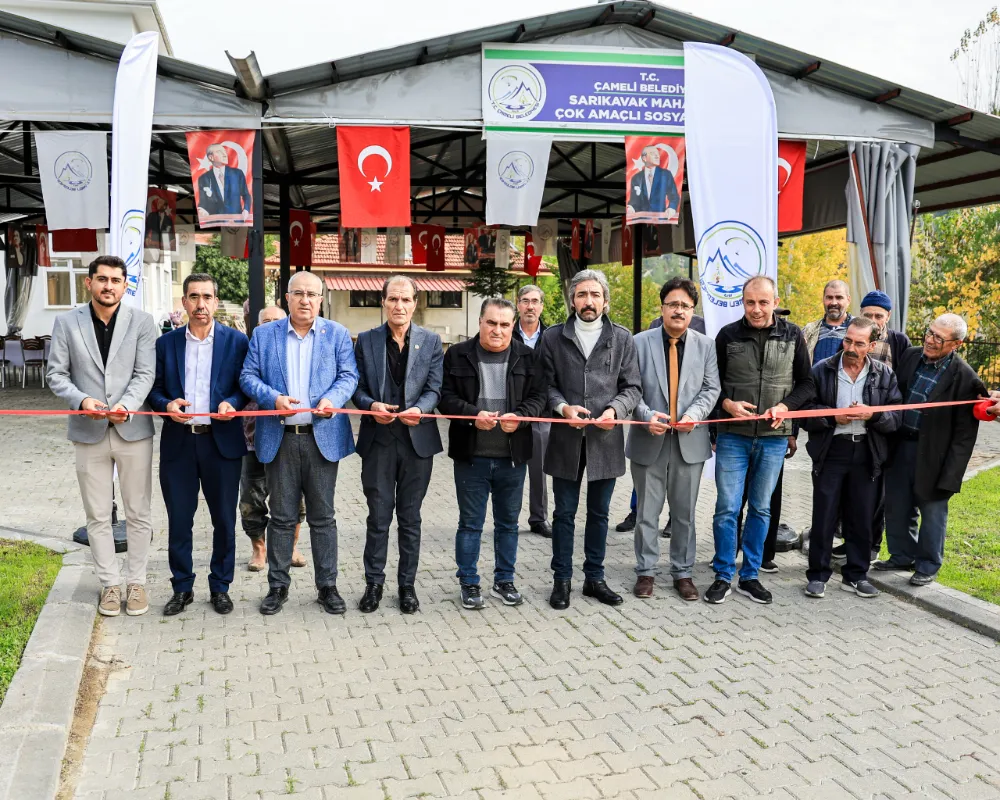 Sarıkavak Mahallesi’ne Yeni Sosyal Tesis Kazandırıldı