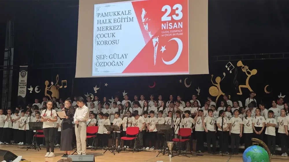 105 çocuktan oluşan korodan, muhteşem konser